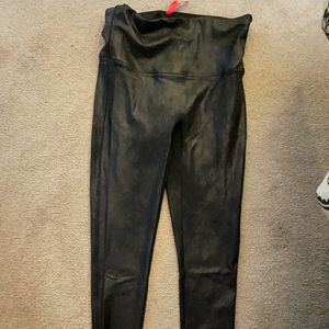 Spanx faux leather leggings
